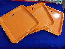 VASSOIO VINTAGE ZAK DESIGNS QUADRATI ARANCIONE MODERNARIATO 33 X 33  BAR PORTATA