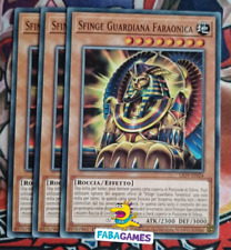 ?? YU GI OH 3 x SFINGE GUARDIANA FARAONICA – LIOV IT024 COMUNE – ITA ??