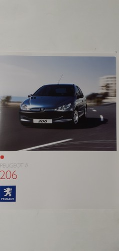 Peugeot 206 opuscolo - peugeot:, (opuscolo