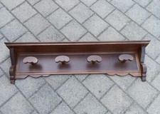 💥 Appendi abiti Attaccapanni Cappelliera Vintage in Legno Massello