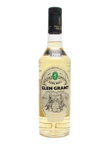 Vecchia bottiglia glen grant - bottiglia,