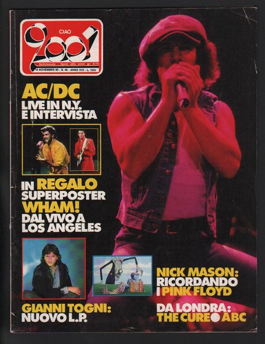 Ciao 2001 1985 dc - ac/dc, nick