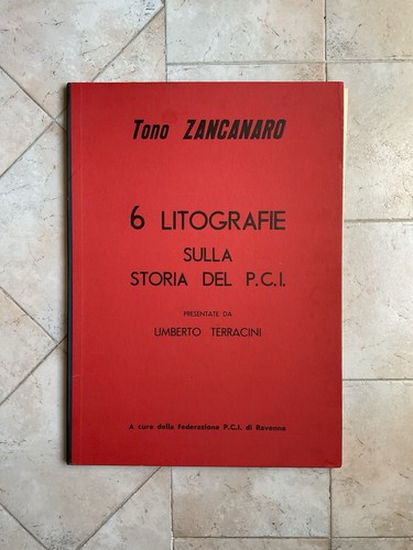 Tono zancanaro sei litografie - tono,