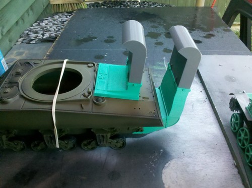 Tank 16th sherman - rc, 1/16th