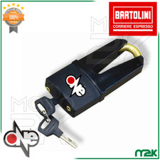 LUCCHETTO CATENACCIO ANTI FURTO SCASSO BLOCCA DISCO CHIUSURA 11MM DOPPIA CHIAVE