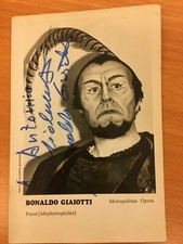Fotografia autografa di Bonaldo Giaiotti