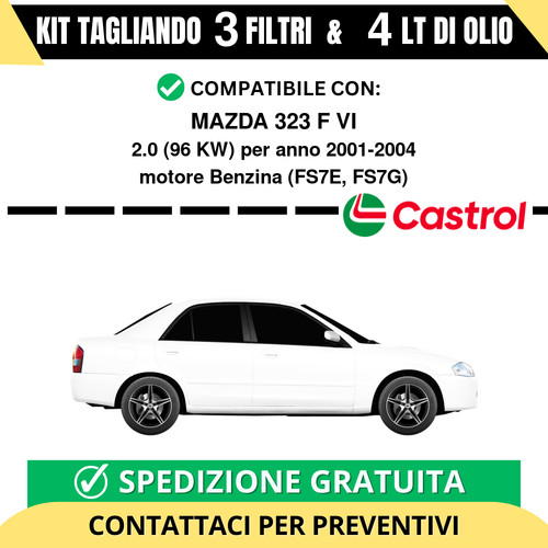 Tagliando per mazda 323 - per, f
