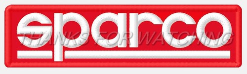 Sparco embroidered patch - embroidered,