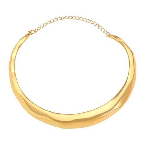 Collana donna rigida dorata - , in