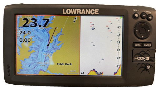 Lowrance hook fish finder - 9,