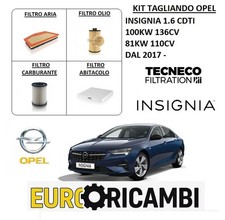 KIT TAGLIANDO SOLO FILTRI OPEL
