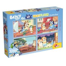 Lisciani LSC100354 4 Puzzle da 48 Pezzi Maxi - Double Face: Bluey