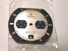 RARE VINTAGE HAMILTON FONTAINBLEAU CHRONO-MATIC WATCH DIAL FOR PARTS