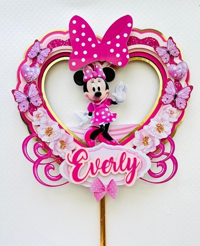 Cake topper minnie mouse - topper,