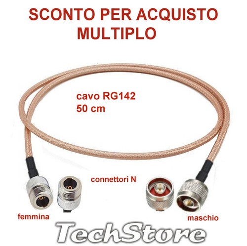 Cavo coassiale 50ohm rg142 - rf,