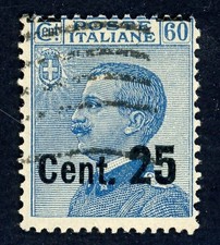 Regno - 1924- 25 cent su 60