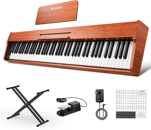 Piano digital donner dep 88 - piano,
