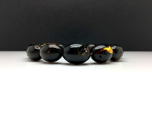 Bracciale antico ambra - , oliva