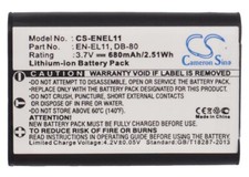 Batterie 680mAh EN-EL11 ENEL11