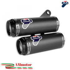 Coppia Scarico Termignoni Ducati Monster 1200  2014 Silenziatore Moto Omologato