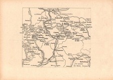 Carta geografica antica CADORE
