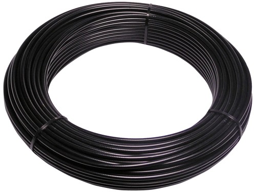 Guaina nera 5mm per filo - nera,
