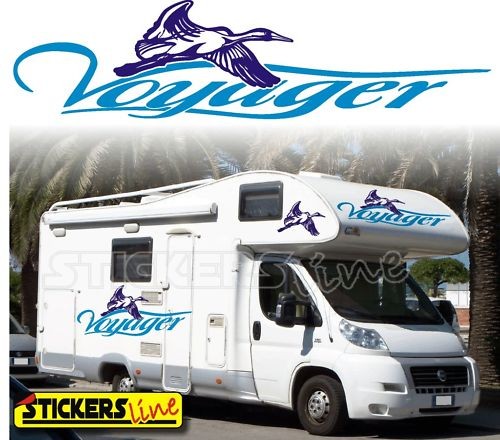 Adesivi camper voyager - adesivi,