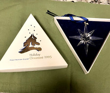 Ornamento fiocco di neve Swarovski 1995