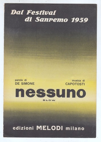 Spartito nessuno wilma - nessuno, de