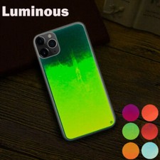 Custodia luminosa luminosa luminosa per iPhone 16 15 14 13 12 11 Pro Max X 8 cover glitter neon