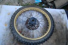 ruota anteriore cross epoca con cerchio alluminio did japan 1.6*21 suzuki honda 