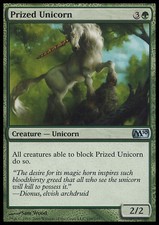 MTG 2x PRIZED UNICORN - UNICORNO STIMATO - M10 - MAGIC