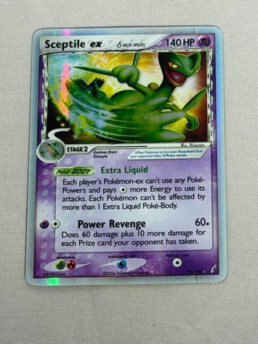 Pokemon scettile specie - scettile, ex