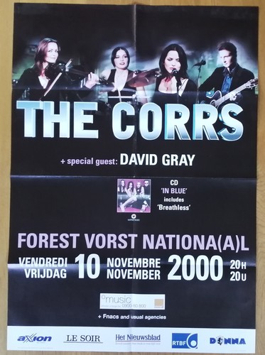 The corrs david gray affiche - corrs,