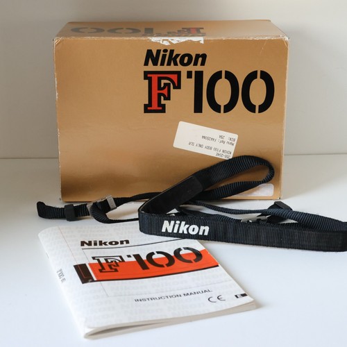 Nikon f100 scatola - nikon, vuota