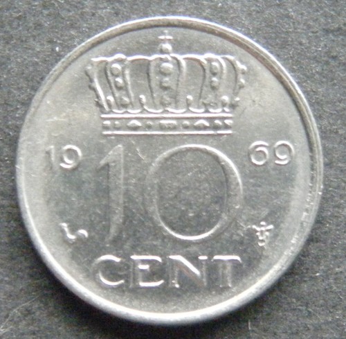 Olanda centesimi 1969 - olanda,, 10
