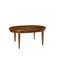 TAVOLO OVALE ALLUNGABILE IN