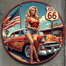 ROUTE 66 ALLUMINIO Insegna