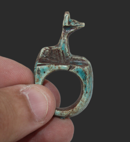Anello egizio faraonico anubi - faraonico,
