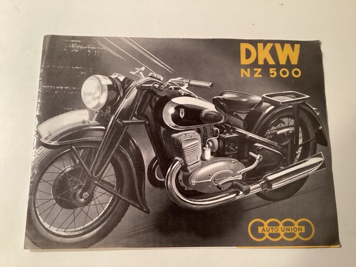 Brochure dkw 500 ristampa - 500,
