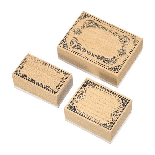 Pcs set timbri legno - timbri, in