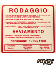 M1879 ADESIVO RODAGGIO ROSSO 2% 1,2 KG PIAGGIO VESPA 50 90 SS