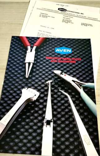 1989 aven precision - aven, hand