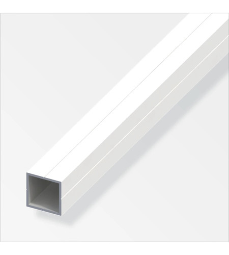 Tubo quadrato pvc bianco - quadrato, 23.5