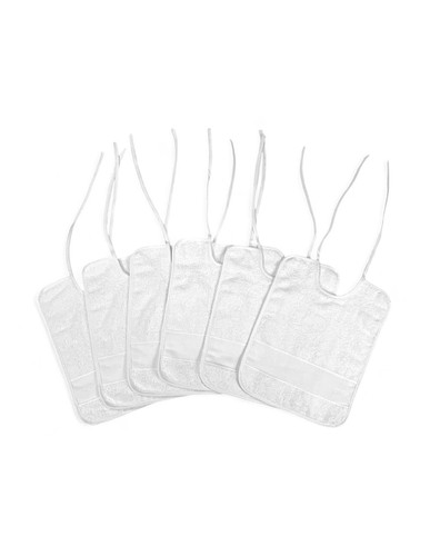 Set bavaglini bianchi - set, 6