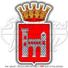 ASCOLI PICENO Ville Blason, Région des Marches ITALIE, 110mm Vinyl Autocollant