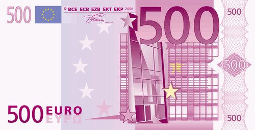 Cialda soldi euro banconota - cialda,