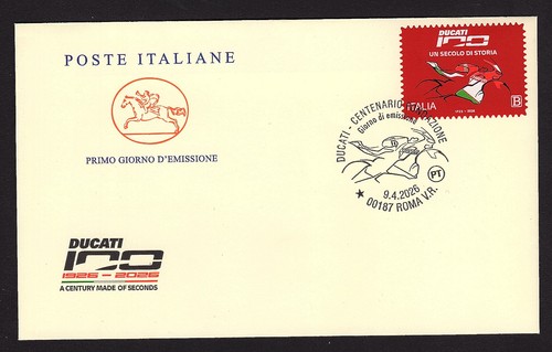 Italia 2026 ducati fdc - italia, :
