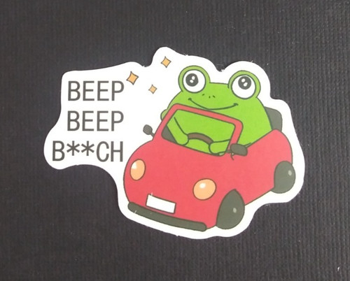 Adesivo beep - beep,