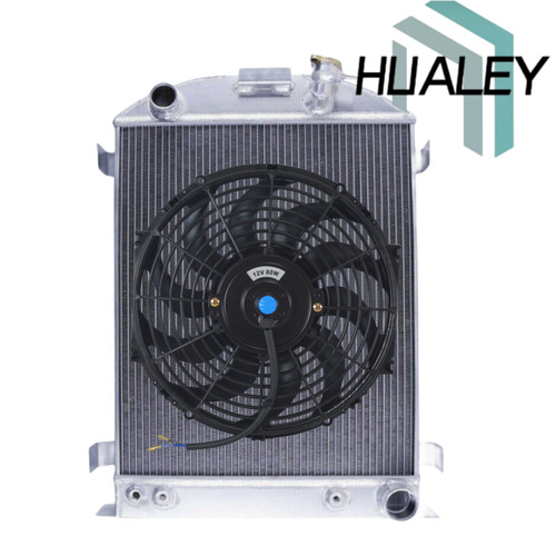 Radiatore ventola alluminio - +,